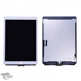 Ecran LCD + vitre tactile Blanche iPad Pro 12.9 pouces A1652 & A1584 Sans Nappes 1ere génération