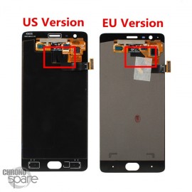 Ecran LCD et Vitre Tactile noire OnePlus 3 / One plus 3T EU version