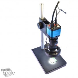 Microscope d'atelier numérique 14 MP Zoom 180x eclairage LED Sortie HDMI/USB