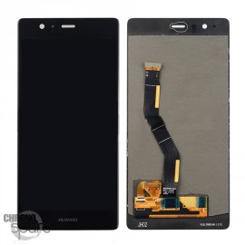 Ecran LCD + Vitre tactile noire Huawei P9 PLus - sans logo