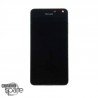 Bloc Vitre + LCD Nokia Lumia 650 / 650 Dual Noir avec chassis (Compatible) 00814H5