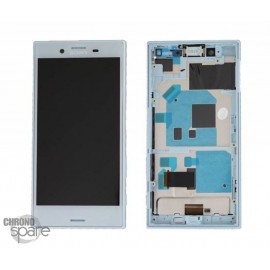 Ecran LCD et Vitre tactile bleu pastel Sony Xperia X compact F5321 (officiel)
