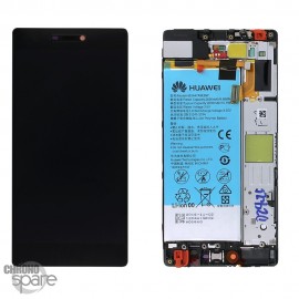 Bloc écran LCD + vitre tactile Huawei P8 Noir (officiel)