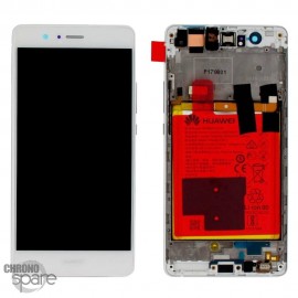 Bloc écran LCD + vitre tactile Huawei P9 Lite Blanc (officiel)